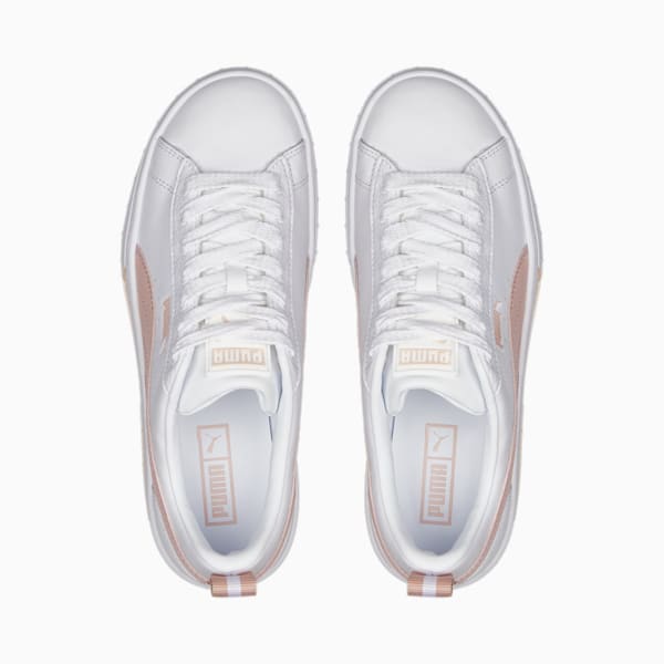 Mayze Wedge Sneakers Women, Puma White-Rose Quartz, large-ZAF