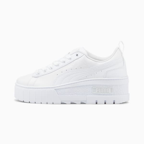 Mayze Wedge Sneakers Women, Puma White, large-ZAF