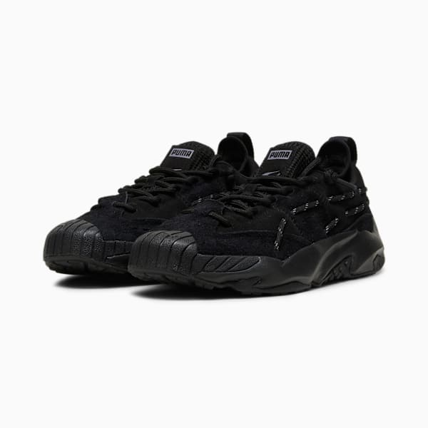 Tenis Plexus, PUMA Black-Mineral Gray, large-MEX