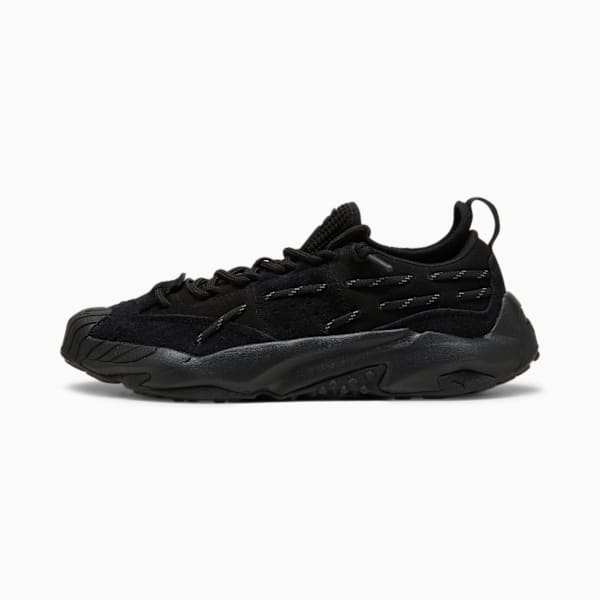Tenis Plexus, PUMA Black-Mineral Gray, large-MEX