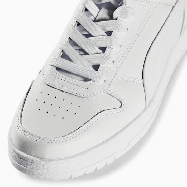 RBD Game Low Sneakers, Puma White-Puma White-Puma Team Gold, large-ZAF