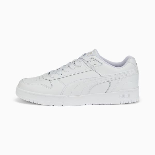 RBD Game Low Sneakers, Puma White-Puma White-Puma Team Gold, large-ZAF