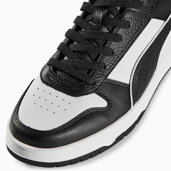 RBD Game Low Sneakers, Puma Black-Puma White-Puma Team Gold, large-ZAF