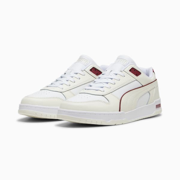 RBD Game Low Sneakers, Warm White-Puma White-Team Regal Red-PUMA Gold, large-ZAF