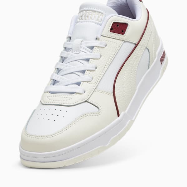 RBD Game Low Sneakers, Warm White-Puma White-Team Regal Red-PUMA Gold, large-ZAF