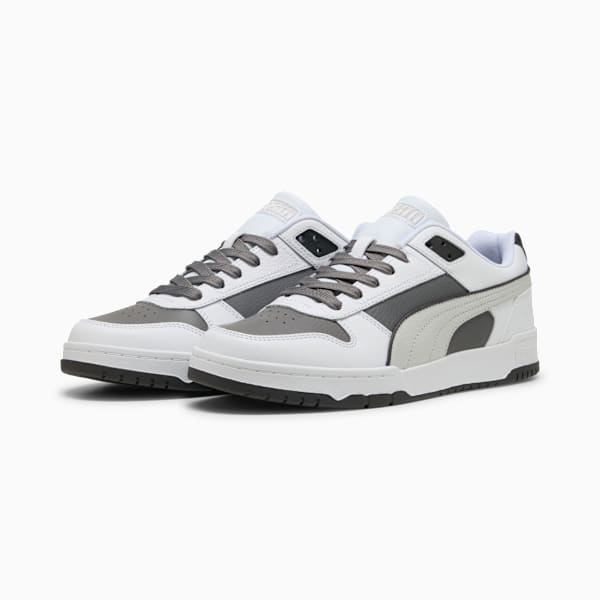 RBD Game Low Sneakers, Cool Dark Gray-Flat Dark Gray-PUMA White, large-ZAF
