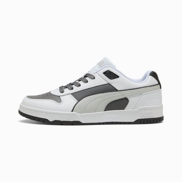 RBD Game Low Sneakers, Cool Dark Gray-Flat Dark Gray-PUMA White, large-ZAF