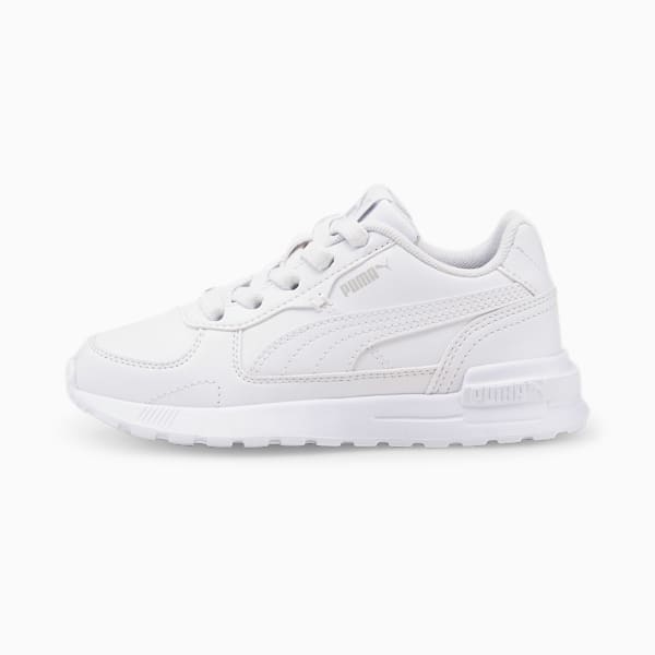 Zapatillas Graviton SL AC para niños ADP, Puma White-Puma White-Gray Violet, large-ARG