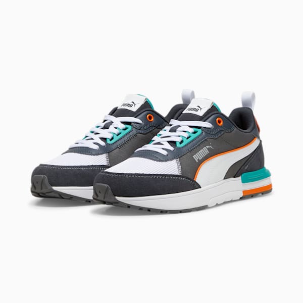 Zapatillas PUMA R22 ADP, PUMA White-Rickie Orange-Cool Dark Gray-Strong Gray, large-ARG