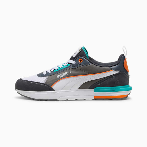 Zapatillas PUMA R22 ADP, PUMA White-Rickie Orange-Cool Dark Gray-Strong Gray, large-ARG