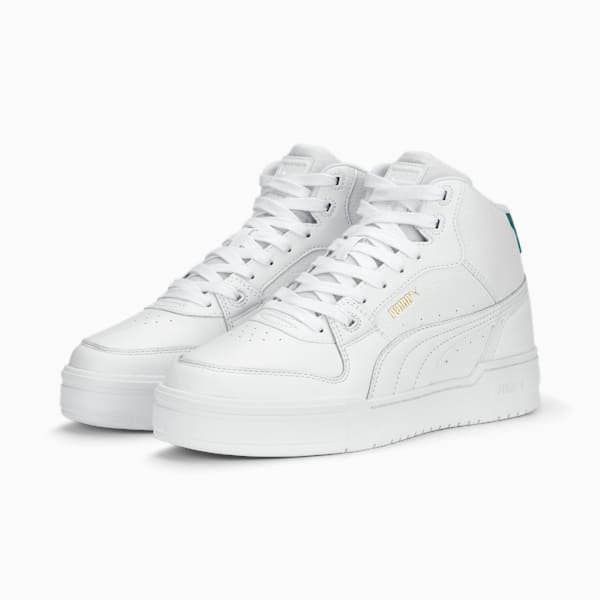 CA Pro Mid Sneakers, PUMA White-Vine, large-ZAF