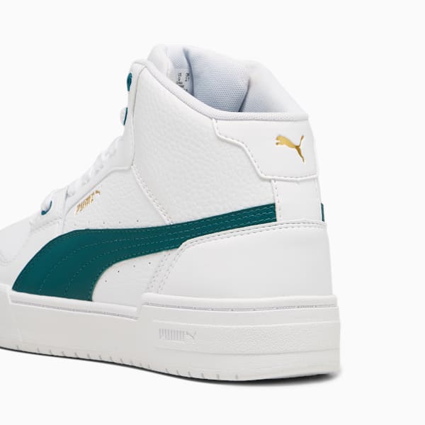 CA Pro Mid Sneakers, PUMA White-Malachite, large-ZAF