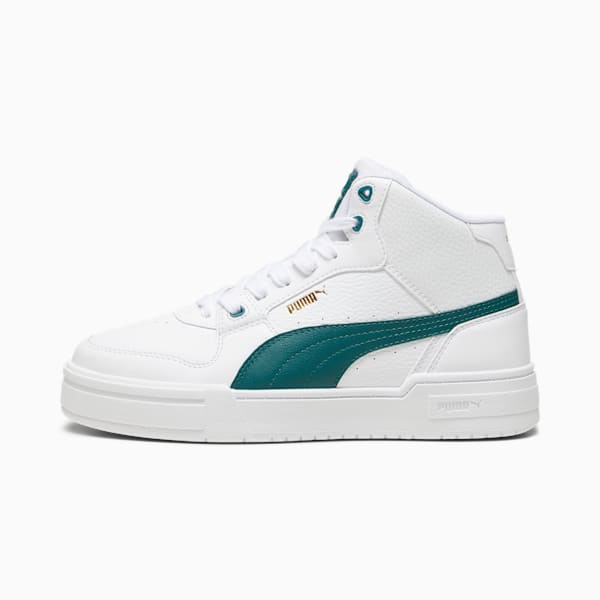 CA Pro Mid Sneakers, PUMA White-Malachite, large-ZAF