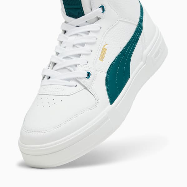 CA Pro Mid Sneakers, PUMA White-Malachite, large-ZAF