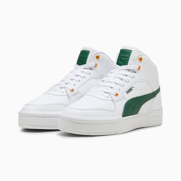 CA Pro Mid Sneakers, PUMA White-Vine-Ginger Tea, large-ZAF