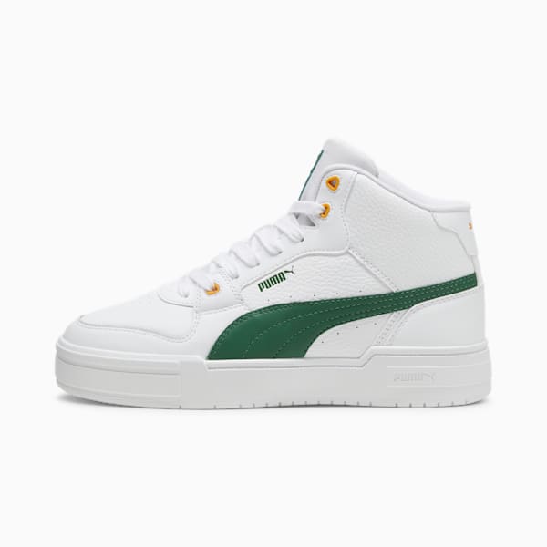CA Pro Mid Sneakers, PUMA White-Vine-Ginger Tea, large-ZAF