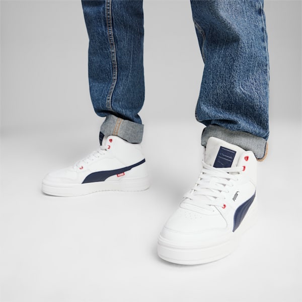 Zapatillas CA Pro Mid, PUMA White-Club Navy-Club Red, large-ARG