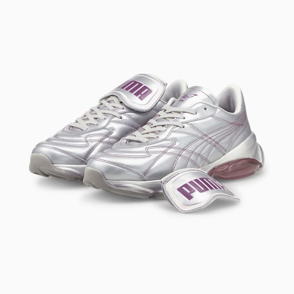 PUMA x DUA LIPA Cell Dome King ML Women's Trainers, Puma Silver-Byzantium-Pink Lady, large-ZAF