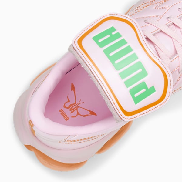 PUMA x DUA LIPA Cell Dome King ML Women's Trainers, Pink Lady-Carrot-Irish Green, large-ZAF