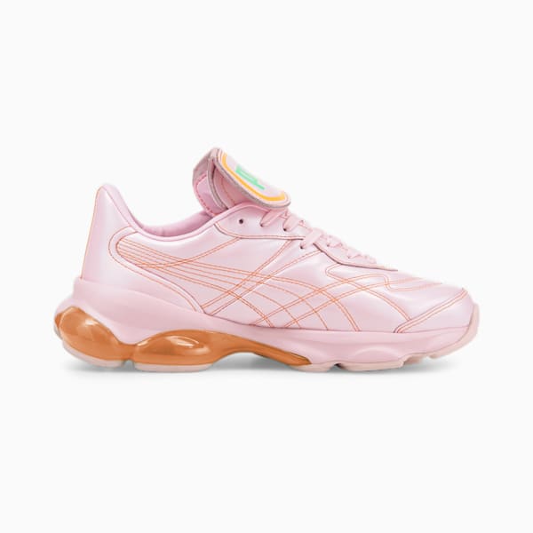 PUMA x DUA LIPA Cell Dome King ML Women's Trainers, Pink Lady-Carrot-Irish Green, large-ZAF