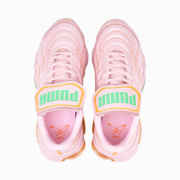 PUMA x DUA LIPA Cell Dome King ML Women's Trainers, Pink Lady-Carrot-Irish Green, large-ZAF