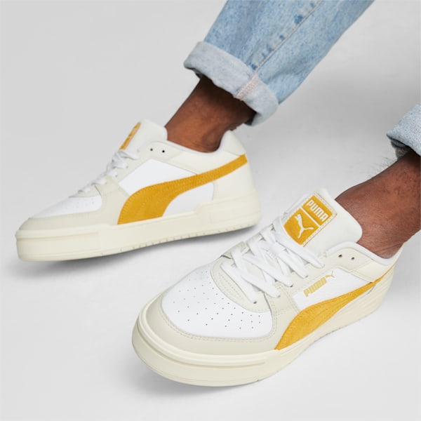 Zapatillas CA Pro Suede FS, PUMA White-Vapor Gray-Mustard Seed, large-ARG