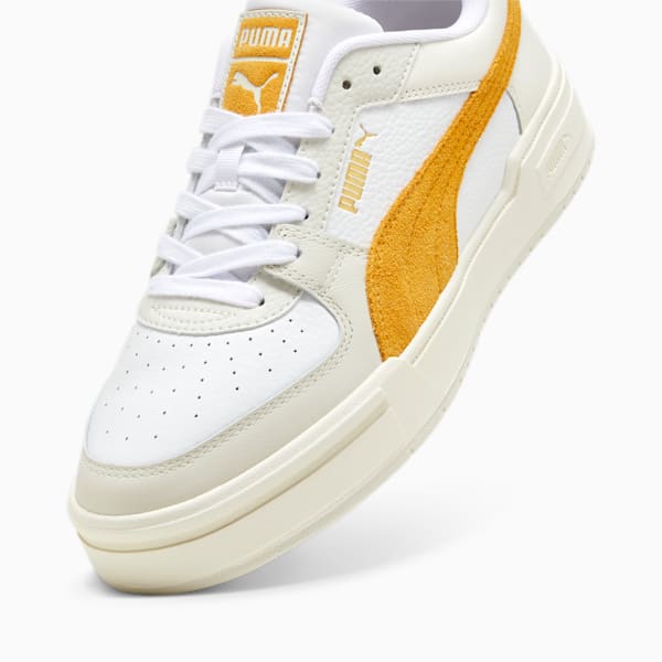 Zapatillas CA Pro Suede FS, PUMA White-Vapor Gray-Mustard Seed, large-ARG