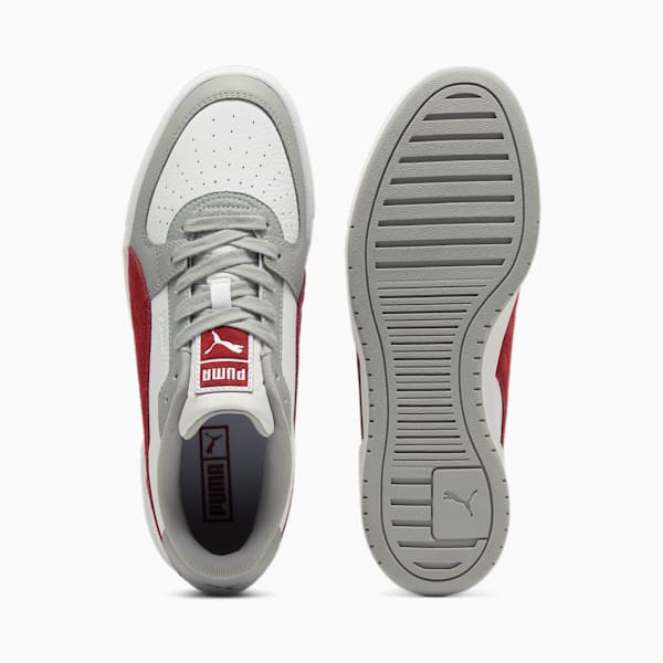 CA Pro Suede FS Sneakers, PUMA White-Smokey Gray-Intense Red, large-ZAF