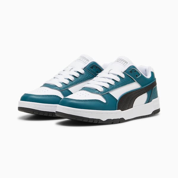 RBD Game Low Sneakers Youth, Cold Green-PUMA Black-PUMA White, large-ZAF