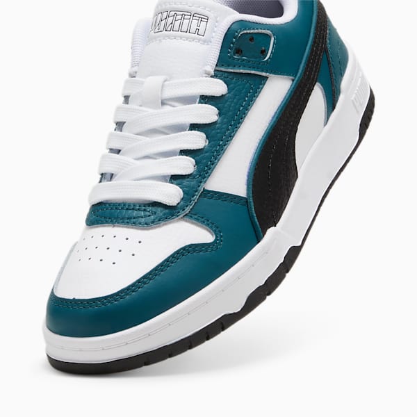 RBD Game Low Sneakers Youth, Cold Green-PUMA Black-PUMA White, large-ZAF