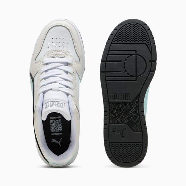 RBD Game Low Sneakers Youth, Vapor Gray-Safe Lake-PUMA White, large-ZAF