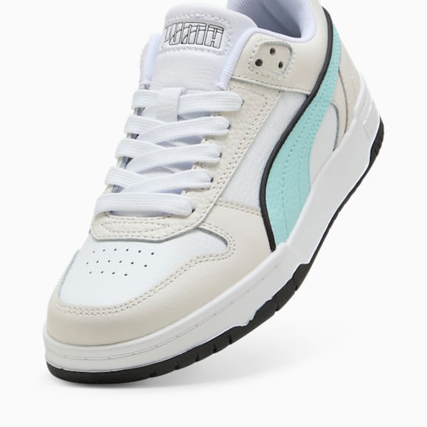 RBD Game Low Sneakers Youth, Vapor Gray-Safe Lake-PUMA White, large-ZAF