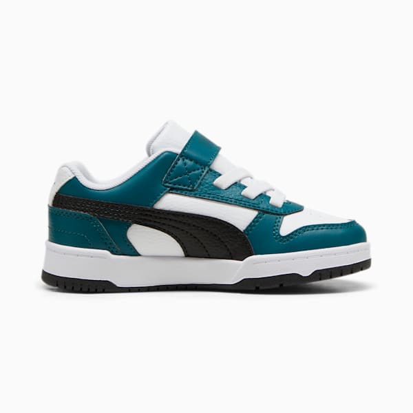 RBD Game Low Sneakers Kids, Cold Green-PUMA Black-PUMA White, large-ZAF