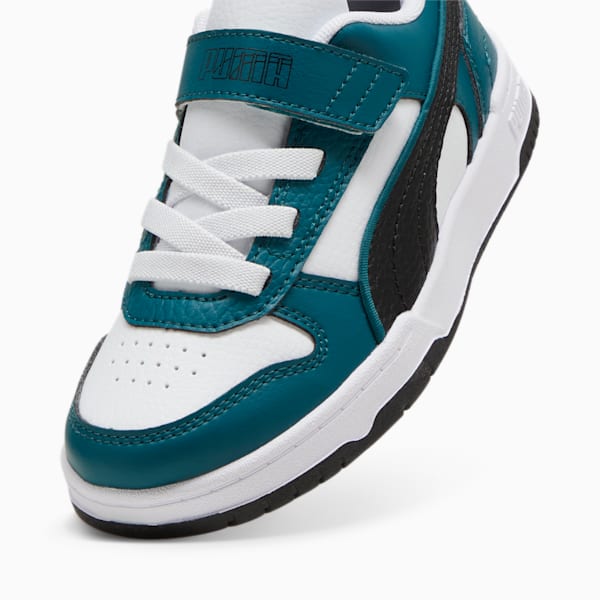 RBD Game Low Sneakers Kids, Cold Green-PUMA Black-PUMA White, large-ZAF