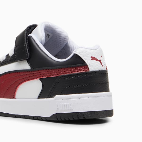 RBD Game Low Sneakers Kids, PUMA Black-Intense Red-PUMA White, large-ZAF