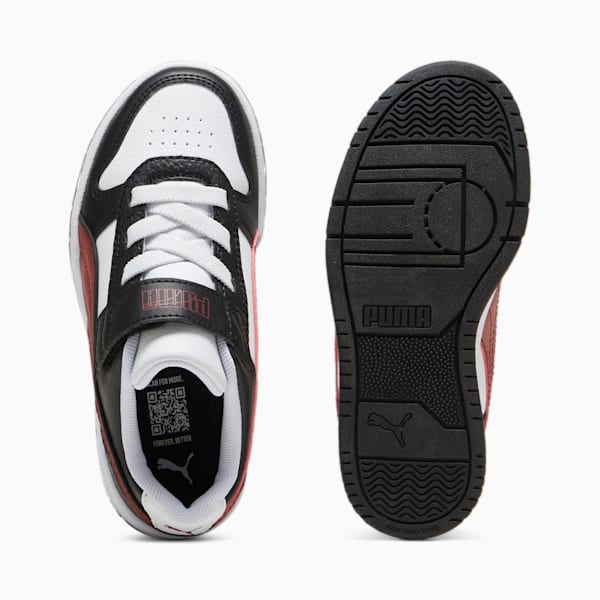 RBD Game Low Sneakers Kids, PUMA Black-Intense Red-PUMA White, large-ZAF