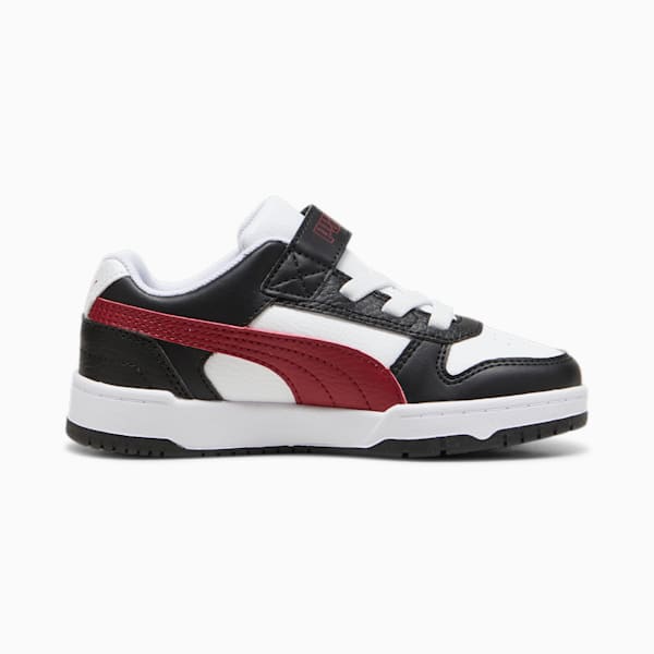 RBD Game Low Sneakers Kids, PUMA Black-Intense Red-PUMA White, large-ZAF