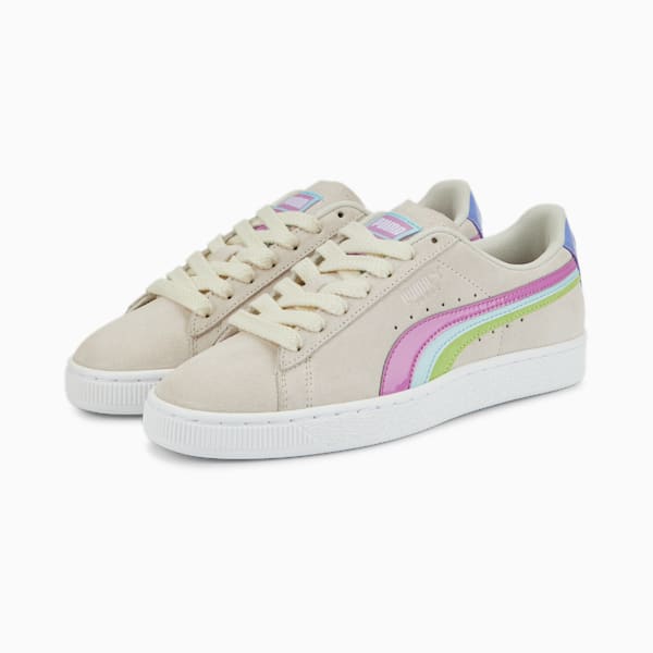 Suede Classic Triplex Sneakers Women, Marshmallow-Puma White, large-ZAF