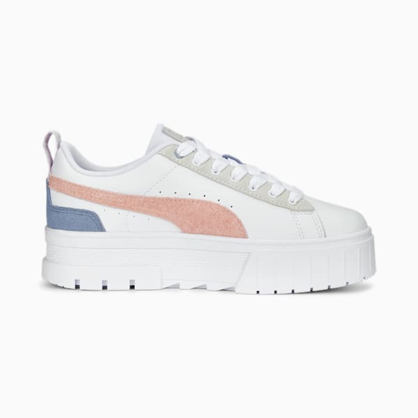 Zapatillas Mayze Mix para mujer, PUMA White-Rose Dust, large-ARG