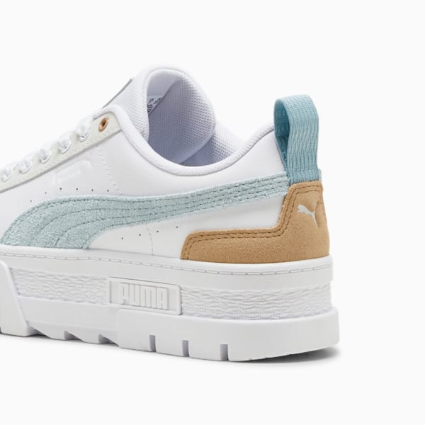 Zapatillas Mayze Mix para mujer, PUMA White-Turquoise Surf, large-ARG
