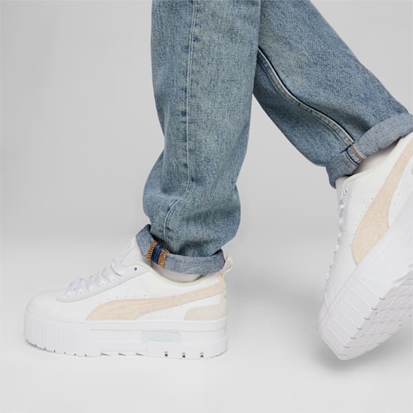 Zapatillas Mayze Mix para mujer, PUMA White-Rosebay, large-ARG