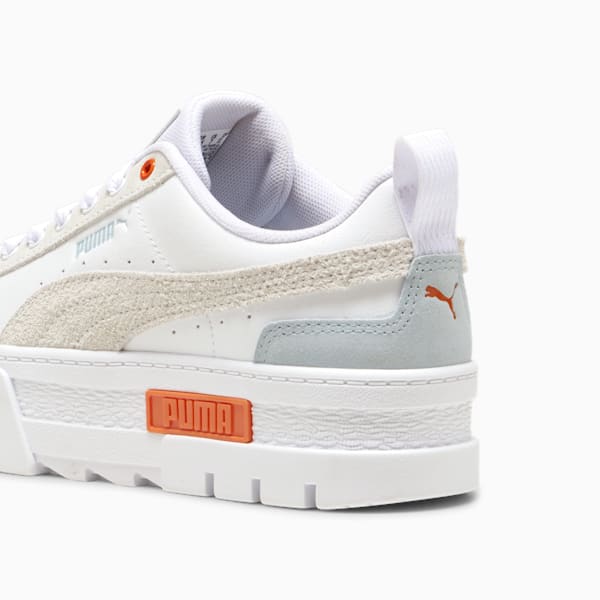 Zapatillas Mayze Mix para mujer, PUMA White-Maple Syrup, large-ARG