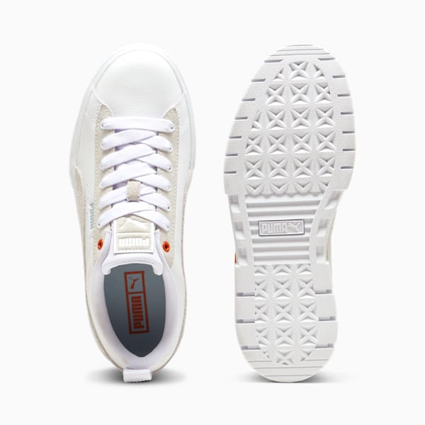 Zapatillas Mayze Mix para mujer, PUMA White-Maple Syrup, large-ARG