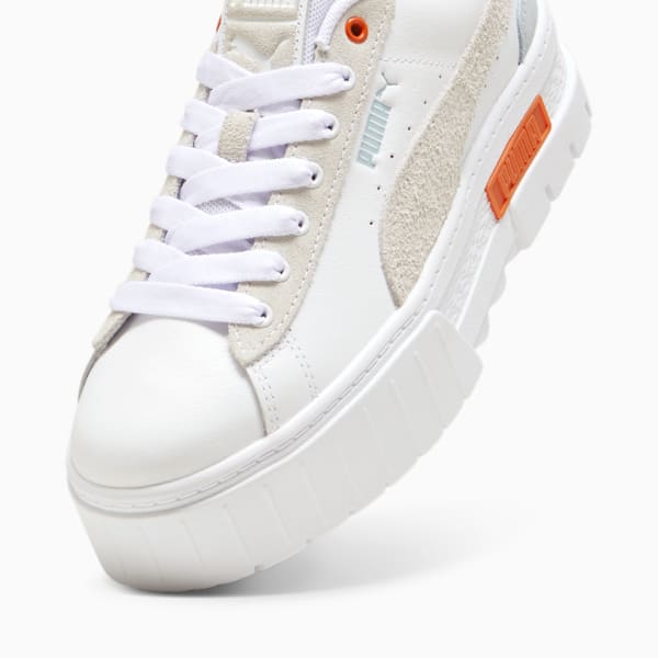 Zapatillas Mayze Mix para mujer, PUMA White-Maple Syrup, large-ARG