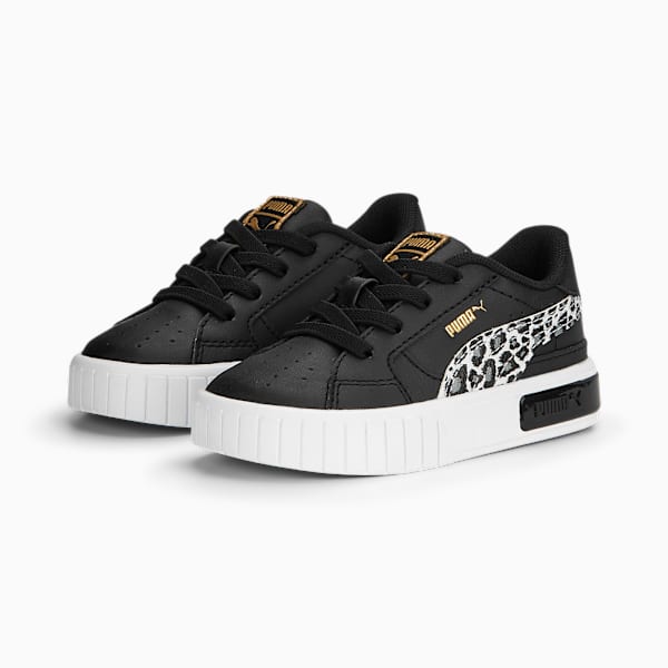 Zapatillas para Bebés Cali Star Wild AC, PUMA Black-Cool Mid Gray, large-ARG