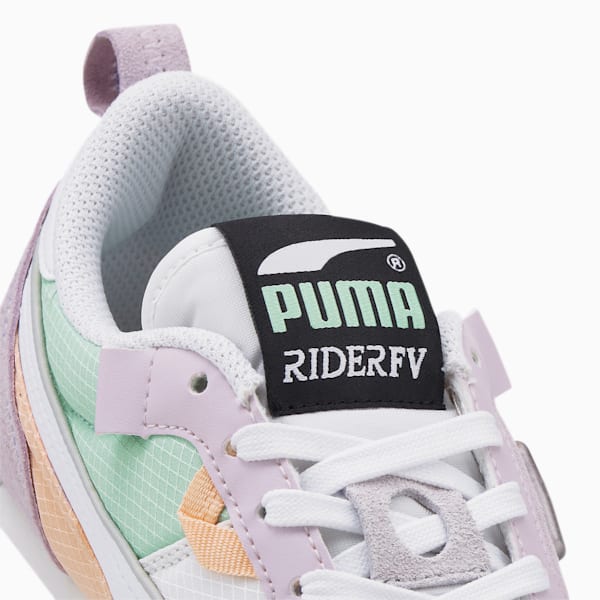 Rider FV Sneakers, Puma White-Lavender Fog, large-ZAF