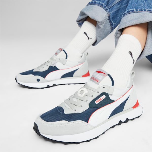 Rider FV Sneakers, Ash Gray-Dark Night, large-ZAF