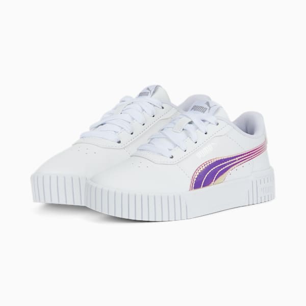 Zapatillas Carina 2.0 Holo para niñas, Puma White-Puma Silver, large-ARG