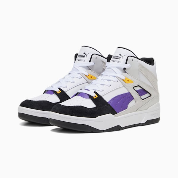 Slipstream Hi Heritage Sneakers, Puma White-Team Violet, large-ZAF