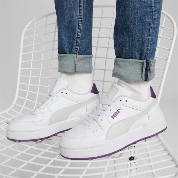 Zapatillas CA Pro Classic, PUMA White-Feather Gray-Crushed Berry, large-ARG